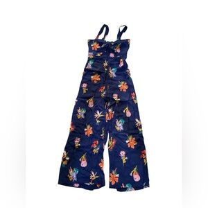 Madewell Women's Plumeria Cutout Jumpsuit in Bird of Paradise Size XS